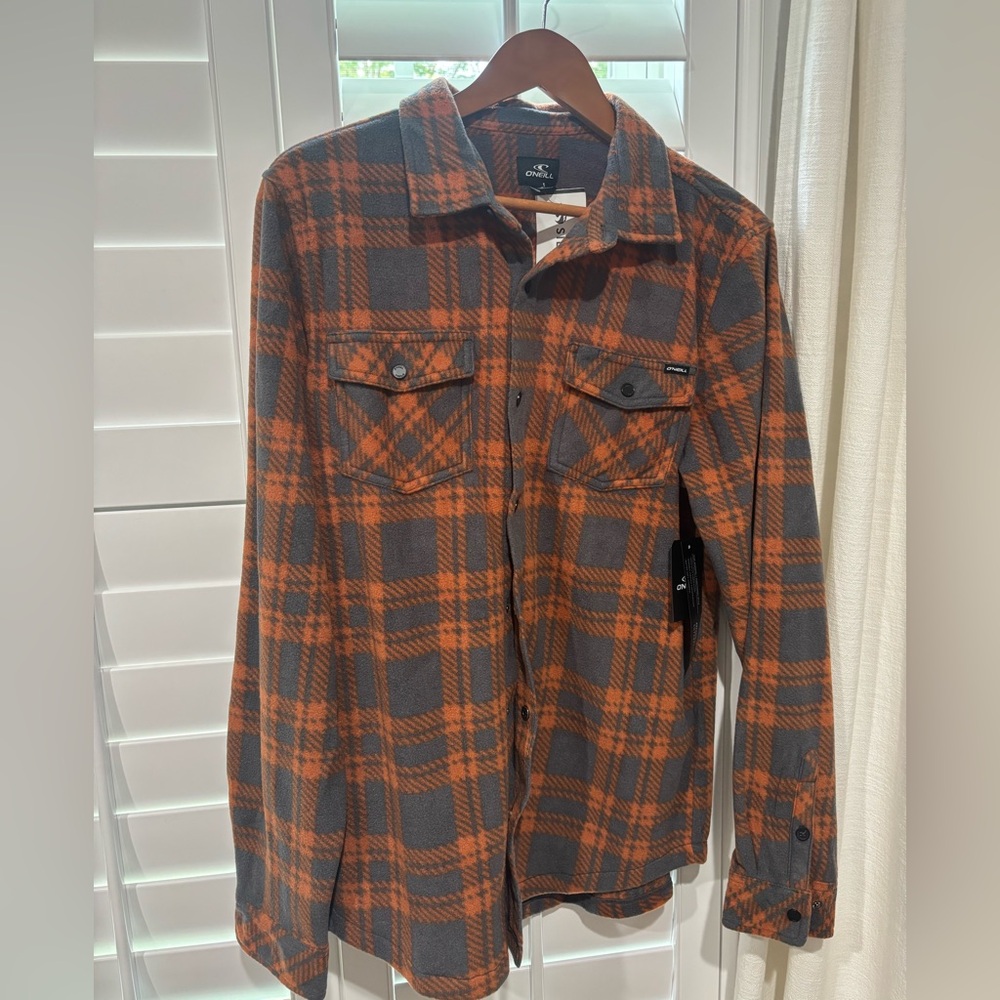 O'Neill Orange and Gray Superfleece